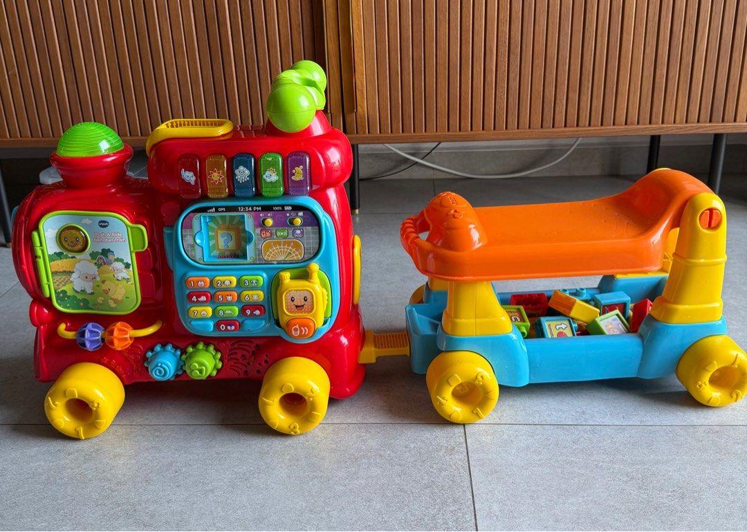 Vtech Train Walker VTech Sit-to-Stand Train & Walker, Babies & Kids, Infant Playtime on ...