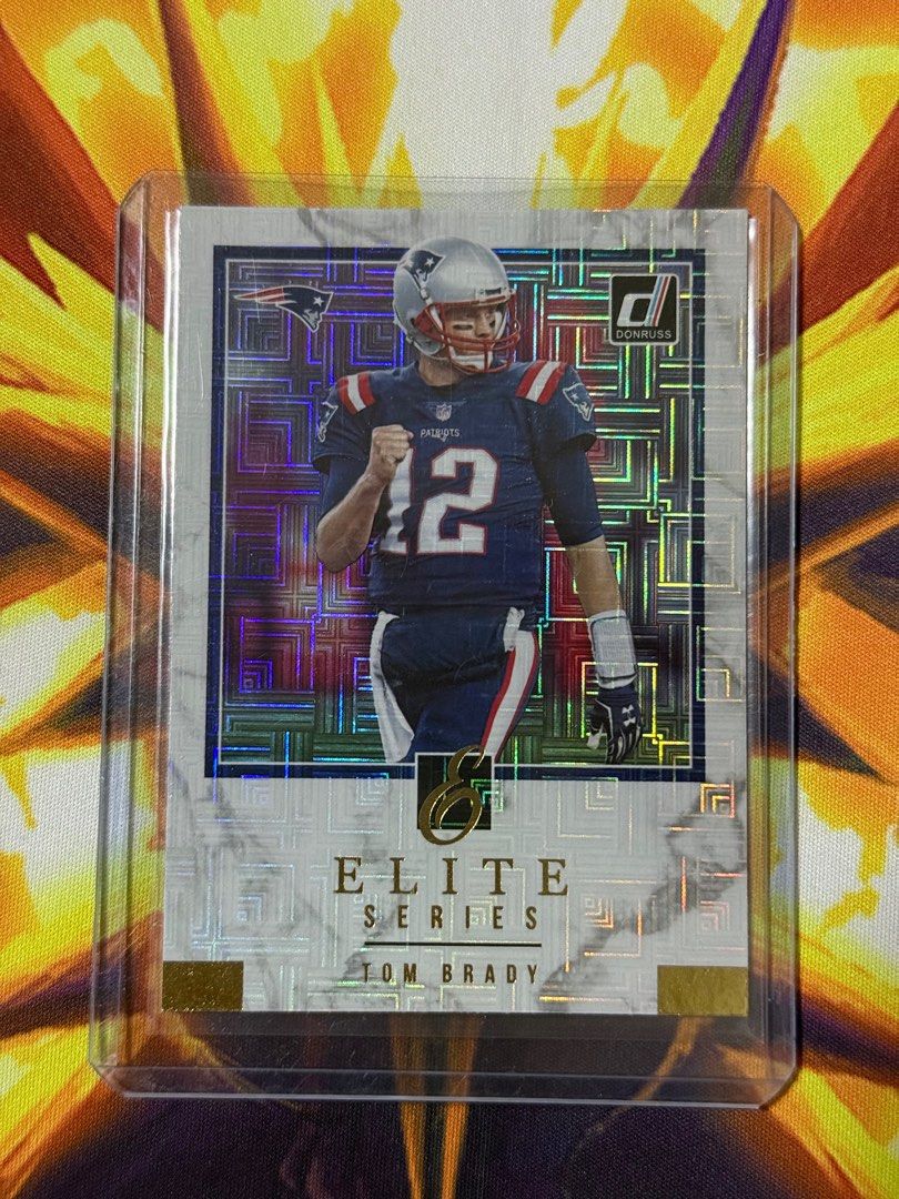 2018 NFL Panini Donruss Football Card - Tom Brady ‘Elite Series’ (New ...
