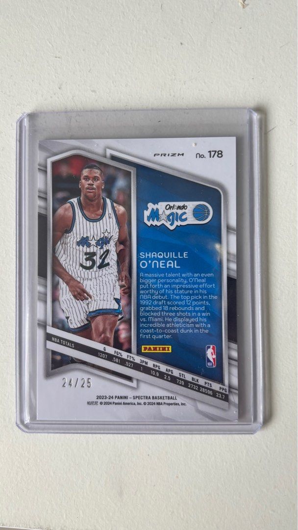 2023-2024 Spectra Sharquille O'Neal /25 (Category: Raw Cards) located in Singapore. Submitted by chenweizhen888 (Listing ID 1402011352, Image 2). Description: Collection Bukit Panjang Junctio 10 .