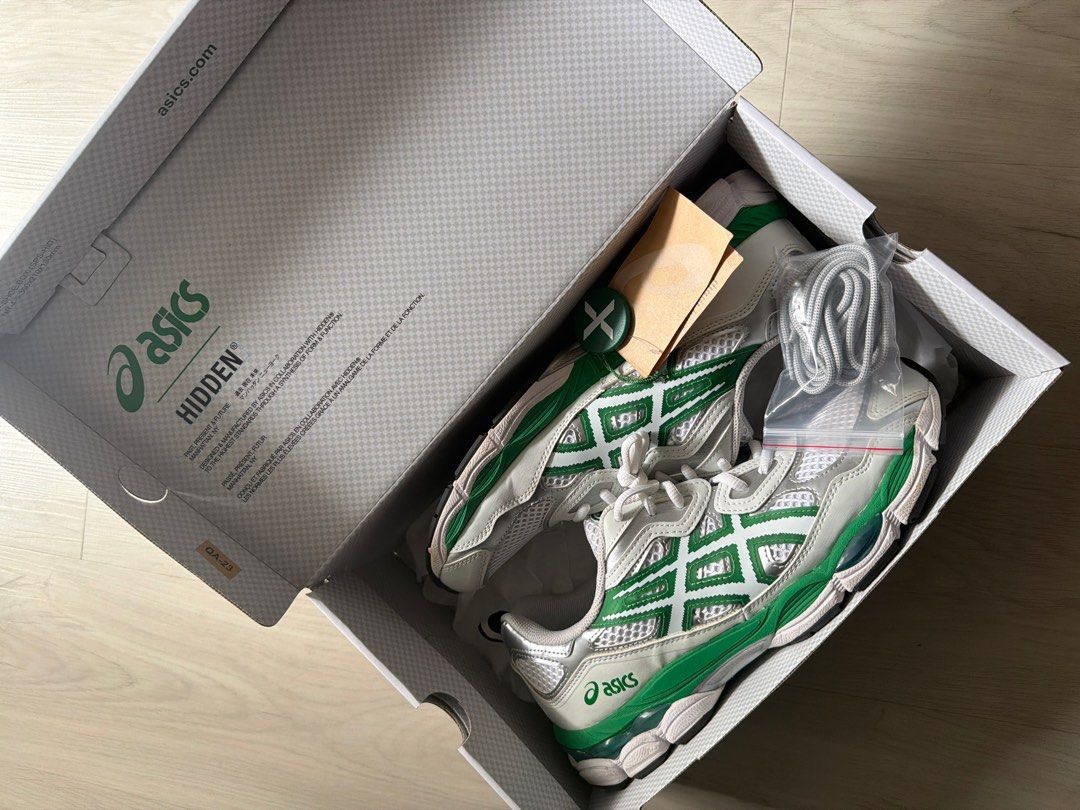 Asics GEL-NYC x Hidden NY (Category: Sneakers) located in Singapore. Submitted by vanillaice23 (Listing ID 1401973377, Image 1). Description: Asics x Hidden NY US 11.5 Got it From stockx Lightly used. .