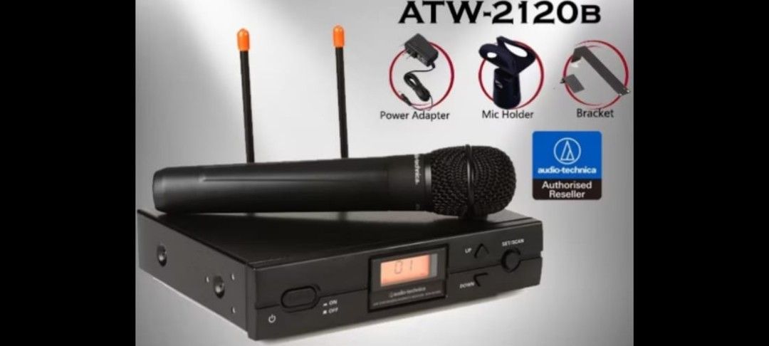 Audio-Technica ATW-2120B Wireless Microphone System