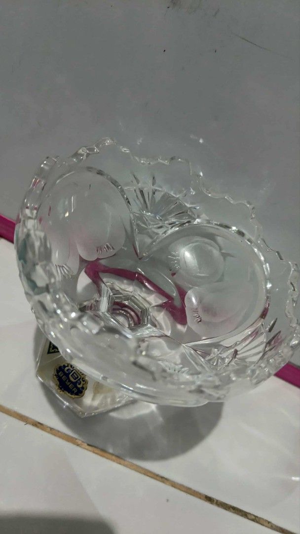 Beyer Crystal Bowl (Category: Other Kitchenware & Tableware) located in Manila. Submitted by maryannham83725 (Listing ID 1402046943, Image 3). Description: 🧿BEYER CRYSTAL BOWL ➡️MADE IN GERMANY ➡️NEW CONDITION ➡️SIZE NASA PIC NAPO ➡️PRICE:490PESOS ONLEE ➡️PAMINE PO SA SURE BUYER.