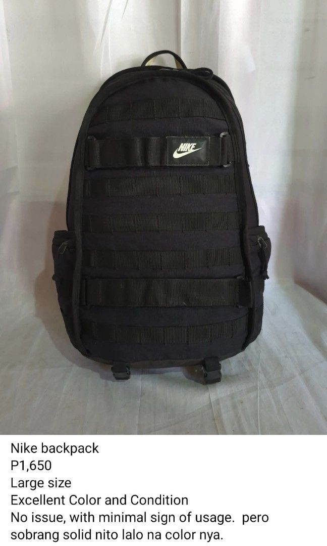 Branded Backpack (Category: Backpacks) located in Davao. Submitted by bae214214 (Listing ID 1402029610, Image 3). Description: branded backpack nasa pic na price and details pm me for more info.