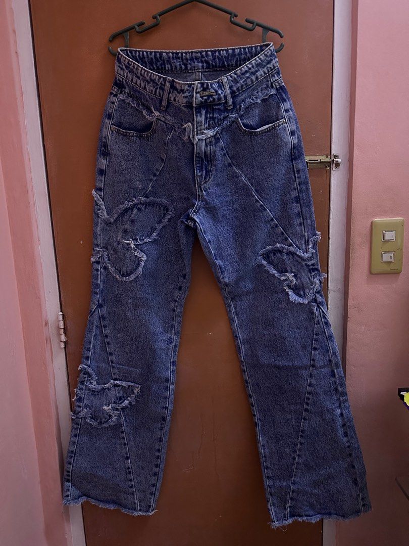 Butterfly Denim Jeans and Top Set (Category: Jeans) located in San Jose del Monte. Submitted by tigercattt (Listing ID 1402045518, Image 1). Description: Whole set for 550 php + sf. Inquire if want one item only. Brand new, never worn. Butterfly Denim Jeans size 26 Butterfly Top XS-S Blue Belt RFS: Too small on me.