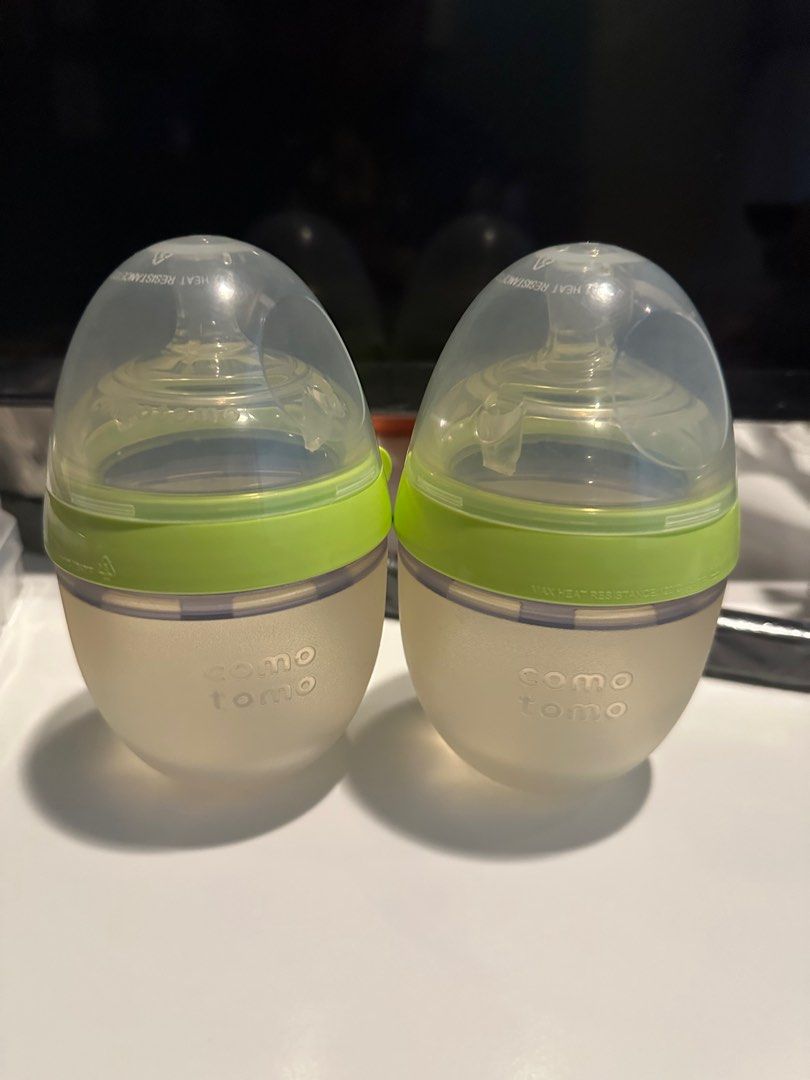 Como Tomo 150mL bottle (Category: Breastfeeding & Bottle Feeding) located in Quezon City. Submitted by steph_hgo (Listing ID 1401958363, Image 1). Description: Like new You can buy new nipples (But I will still include the original one) No issues My daughter prefers pigeon brand 600 pesos each (srp now is 1,200/bottle) Can buy as a set of 2 or individual.