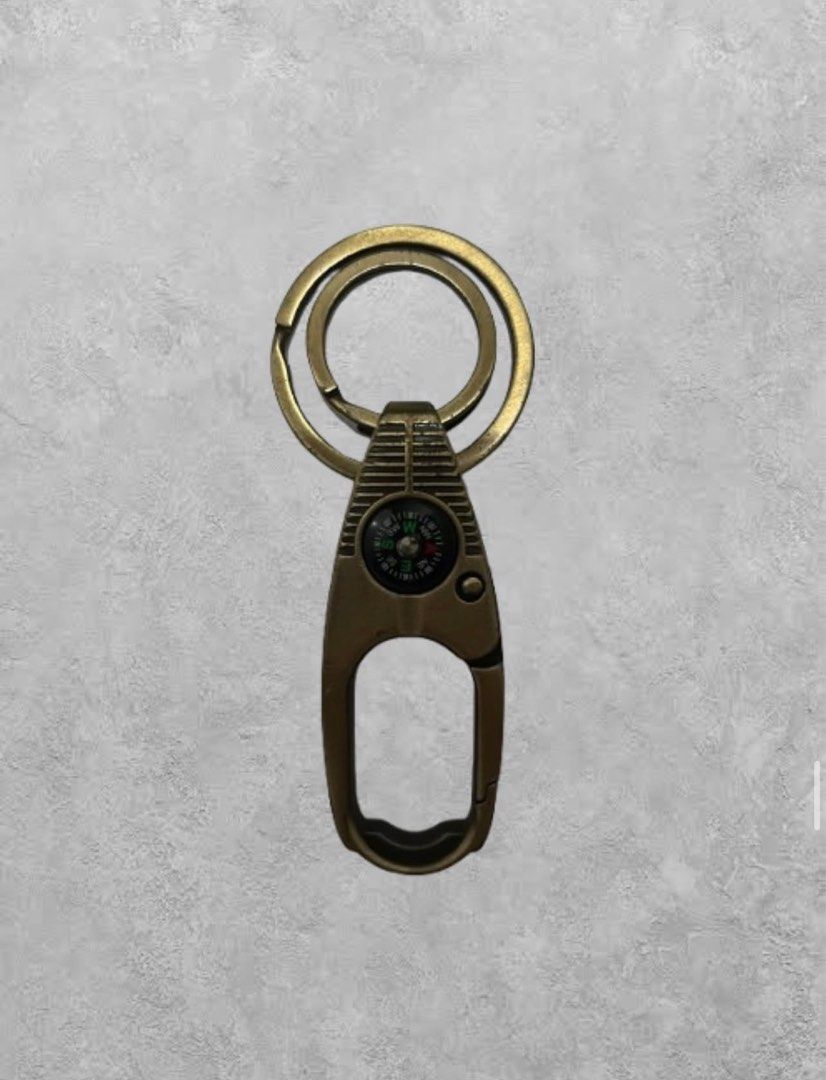 Compass Carabiner Accessory (Category: Everything Else Others) located in Pasig City. Submitted by yel0821 (Listing ID 1402023811, Image 1). Description: - Compass Carabiner Accessory - Features a built-in compass - Unique design - Carabiner clip for easy attachment.