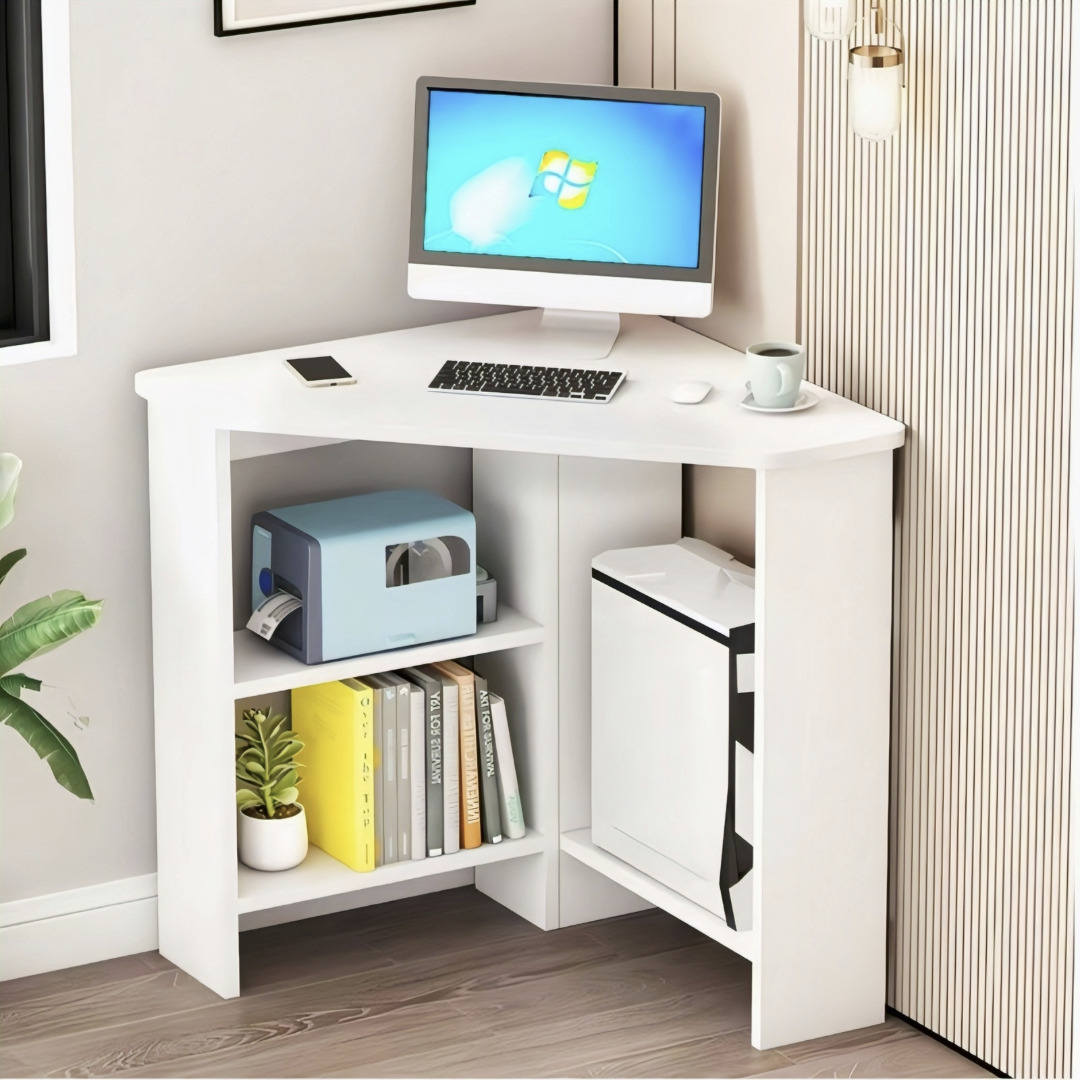 Corner Computer Study Table | Modern Home Office Desk | Functional ...