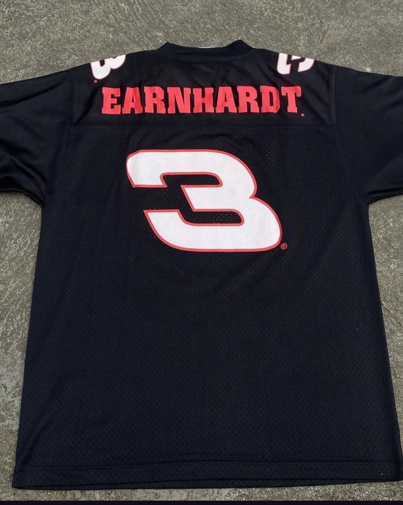 Dale Earnhardt #3 NASCAR Jersey (Category: Tshirts & Polo Shirts ) located in Iba. Submitted by gotmethrift (Listing ID 1402005016, Image 2). Description: VINTAGE 90s Dale Earnhardt Sr. NASCAR Jersey 23-24x 28 EXCE CONDI.