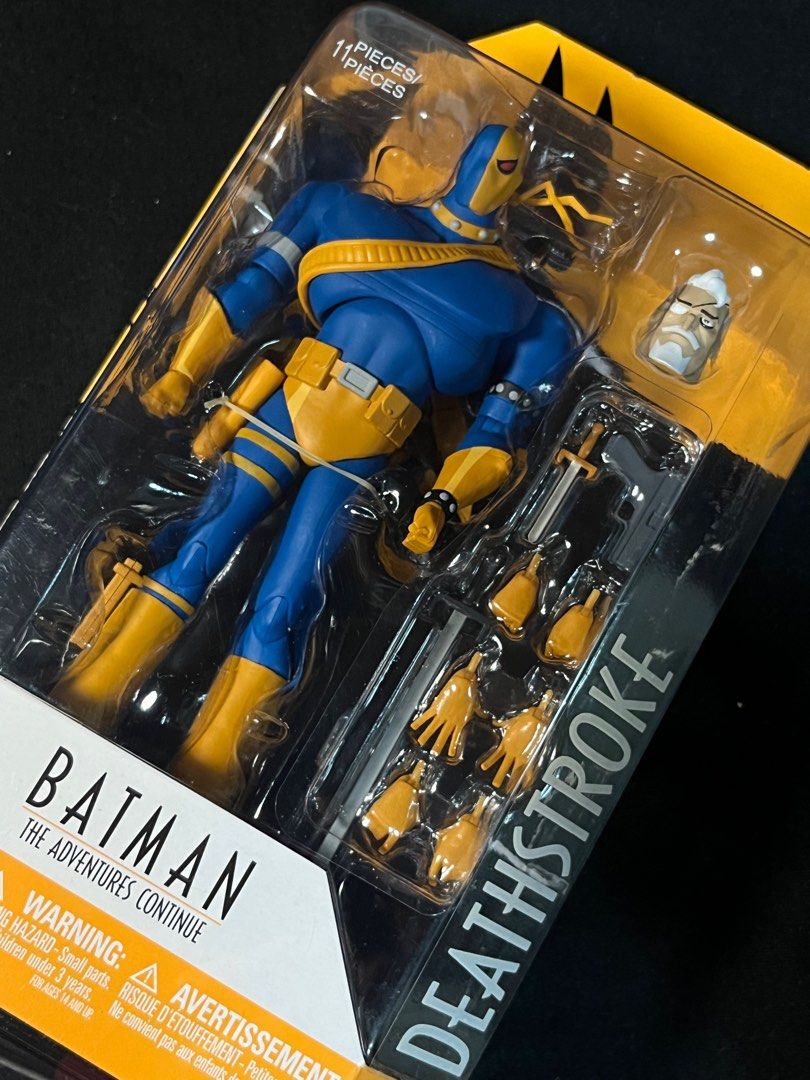 ⚡️DEATHSTROKE (BATMAN ANIMATED) (Category: Figurines & Statues) located in Marikina City. Submitted by batmannrobin (Listing ID 1401972465, Image 2). Description: ⚡️DEATHSTROKE | BATMAN ANIMATED | BATMAN ADVENTURES CONTINUE EDITION On Hand | Ready to deliver | MISB Description: Height about 13 cm Meetups: Marikina Heights, Marikina city Shipping: Yes (fee to be shouldered by the buyer) Mode of Payment: Full payment via G-Cash | BPI or BDO Bank tr