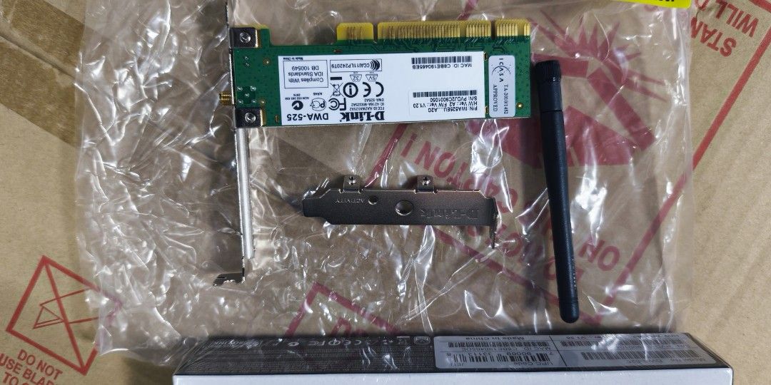 D-Link Wireless N 150 Desktop PCI Adapter, Computers & Tech, Parts ...