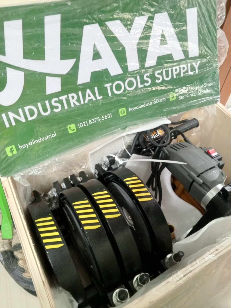 Economy butt fusion machine (Category: Construction Tools & Equipment) located in Manila. Submitted by 09150361920ronvillaflor (Listing ID 1401930800, Image 3). Description: Economy butt fusion machine Specs: 4” ₱32,000 "Welcome to Hayai Industrial tools supply corp." For inquiries 0-9-1-5-0-3-6-1-9-2-0 0-9-4-9-6-4-3-6-8-6-8 PRICE MAY CHANGE WITHOUT PRIOR NOTICE..