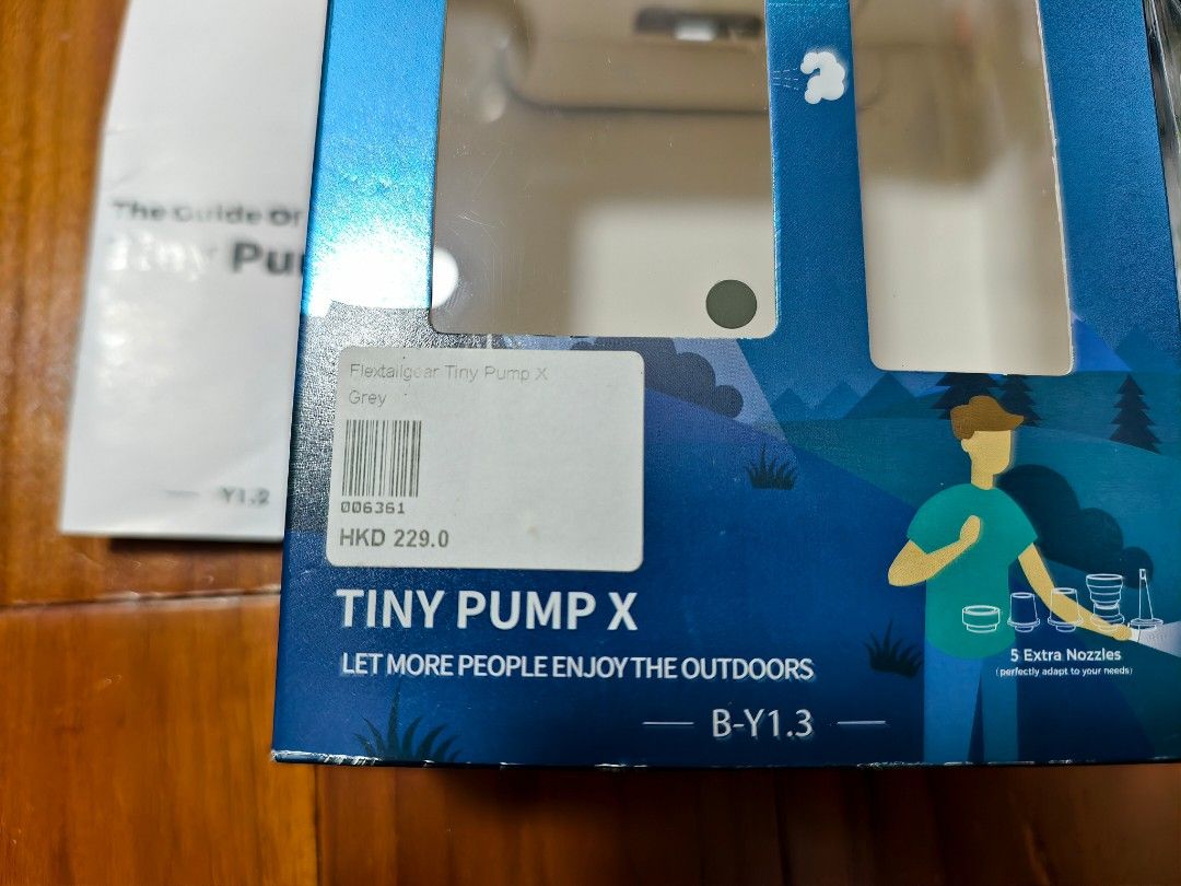 Flextailgear Tiny Pump （分類：旅遊 - 旅行必需品及用品）位於 Hong Kong。 由 ben92726 提交（商品編號 1402074014，圖片 2）。簡介： 只用過幾次，充露營床墊 。