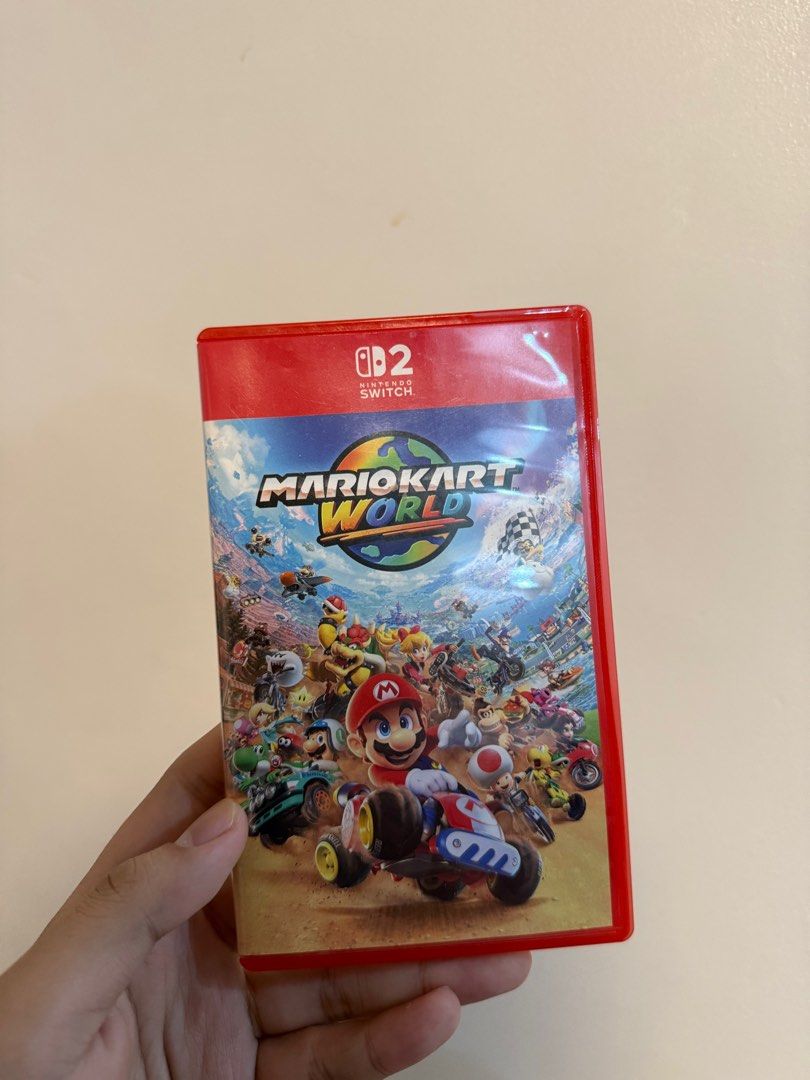FOR SWAP - Mario Kart World - Nintendo Switch 2 (Category: Nintendo) located in Rodriguez. Submitted by babytoothy (Listing ID 1402001591, Image 1). Description: SWAP sa Kirby Forgotten Land Switch 2 Edition or Air Riders Switch 2.