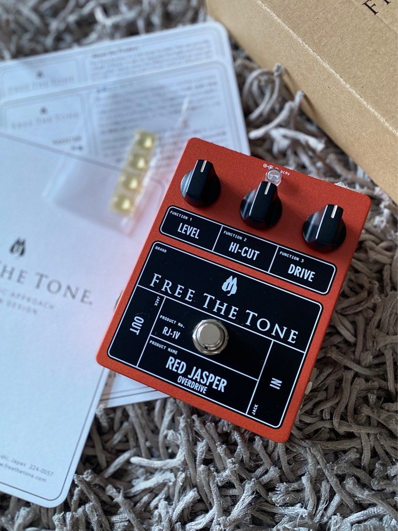 Free The Tone | Red Jasper | Final Booster | MS SOV Overdrive (Category: Musical Instruments) located in Makati City. Submitted by robma_ (Listing ID 1358593096, Image 3). Description: Free The Tone Red Jasper Overdrive RJ-1V Japan’s popular Discontinued pedal that’s made from parts difficult to obtain Vintage tube amp Tones + dynamics Pristine condition complete w/ box & candies P18,000 Final Booster Clean dynamic Full-range boost Strong Clear S