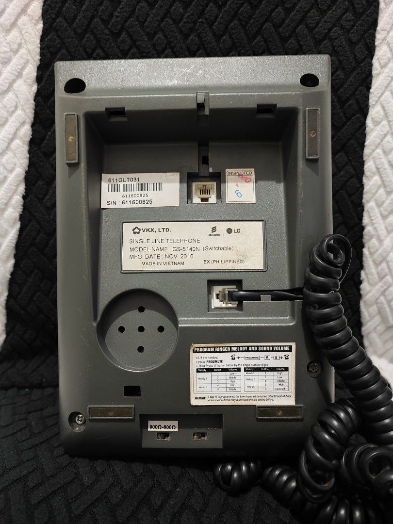 Globe Landline Telephone (Category: Office & Business Technology) located in Manila. Submitted by emetmigz (Listing ID 1402045836, Image 3). Description: Globe Landline Telephone Bawas gamit lang po sa bahay. Gumagana siya minsan kaso minsan hindi. Dahil yata dun sa switch hook need pindutin ng madiin para gumana. Selling as is. May phone line na kasama. Baka may interested lang, sayang kasi kung i dispose na lang baka may kayang gumawa. Presyuha