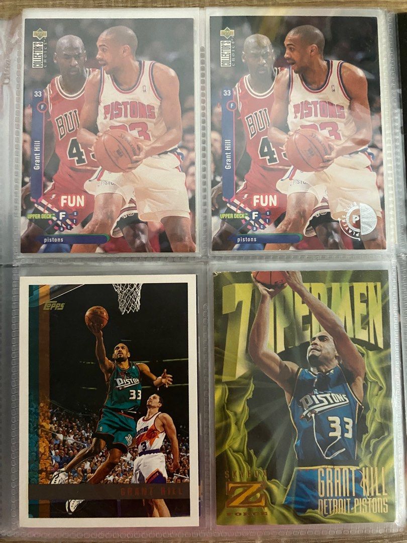 Grant Hill NBA Cards Collection 40 pcs (Category: Raw Singles) located in Mandaluyong City. Submitted by Laney223 (Listing ID 1401916243, Image 2). Description: Grant Hill NBA cards collection 40 pcs Mode of Payment: Gcash/Bank Transfer Courier: Grab/Lalamove/LBC/J&T buyer’s expense.