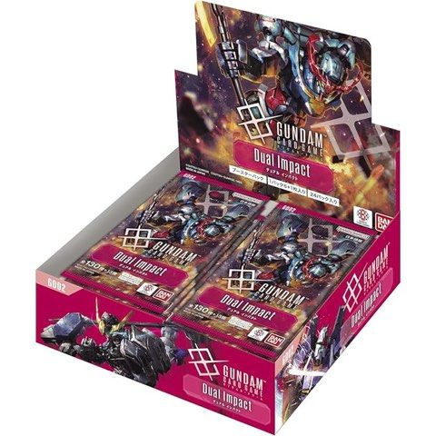 Gundam Card Game Dual Impact Booster Box Case Japanese (Category: Card Boxes & Cases) located in Singapore. Submitted by whosthatbigguy (Listing ID 1402083093, Image 1). Description: Last 2 cases 500 each.