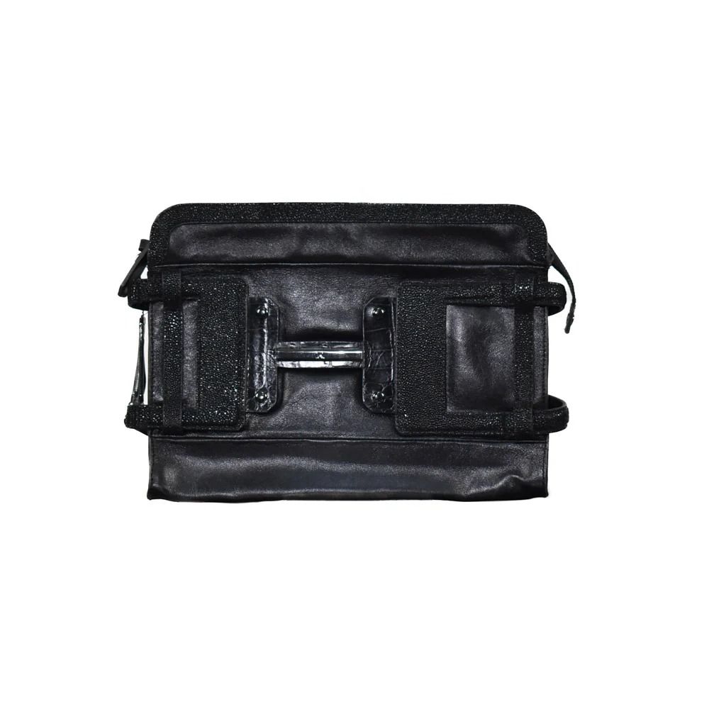 Halston Heritage Large Clutch Bag Black Leather (Category: Luxury Bags & Wallets) located in Makati City. Submitted by goodwearph (Listing ID 1401929475, Image 1). Description: Description: *Large Clutch Bag *Black *Leather Condition: *8/10 *Barely Used *Handbags and accessories may show slight signs of wear such as lightly worn corners or creased leather. Measurements: *H 9" x W 12" x D 0.5" Item Number: *GWL531025001 Other Information: *Without