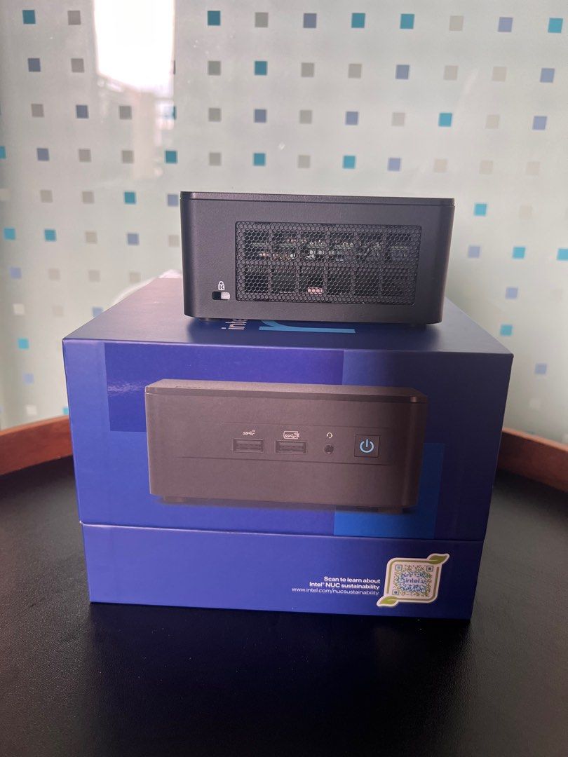 Intel NUC Pro 13th Gen Mini PC (Category: Desktops) located in Mandaluyong City. Submitted by l2ayne (Listing ID 1401948517, Image 3). Description: Intel NUC Pro i3 13th Gen Mini PC Intel Core i3-1315U (13th Gen) Processor 6 Cores / 10 Threads 8GB DDR4 Memory 1TB SSD Sata Integrated Graphics Integrated LAN Ethernet Connection Integrated Wireless Integrated Bluetooth Good as Brand New Tested No Issues Inclusion Box with Manuals Power adapter abs p