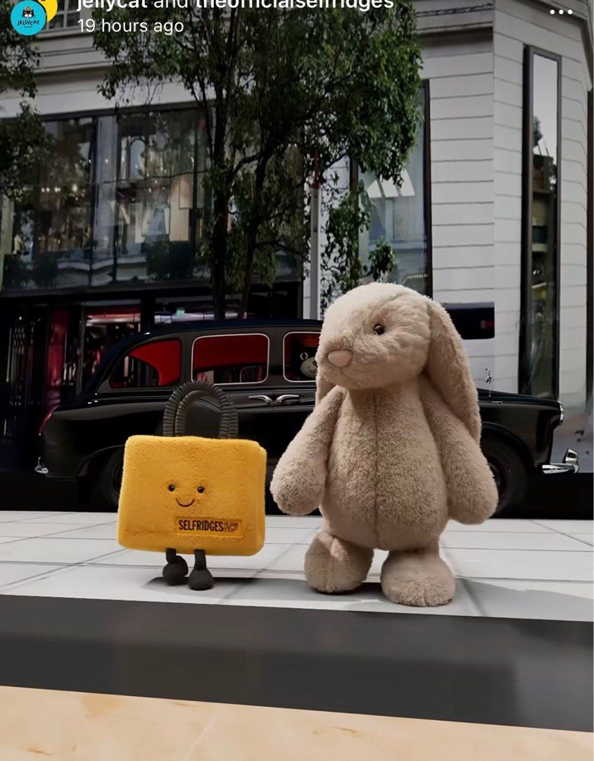 預購！Jellycat 英國限定新貨！Amuseables Selfridges Bag!, 興趣及