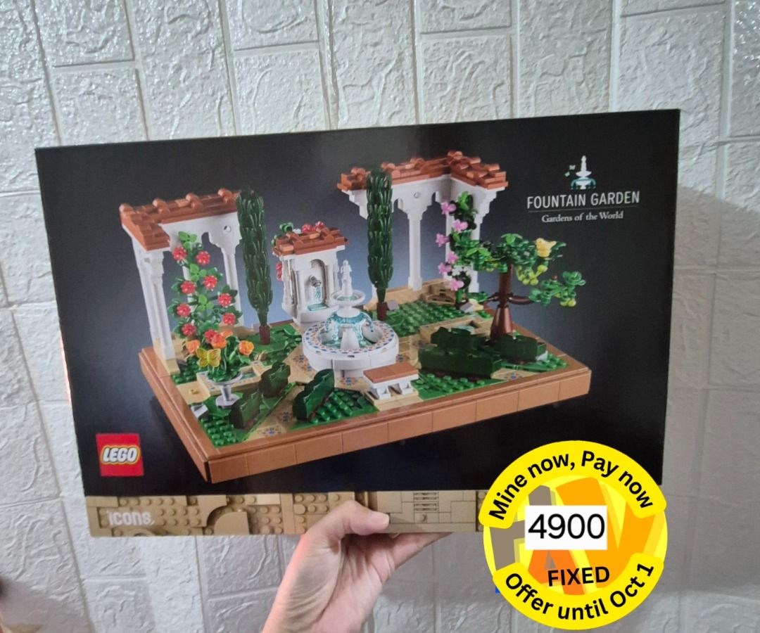 Lego Icons 10359 Fountain Garden, Hobbies & Toys, Toys & Games on Carousell