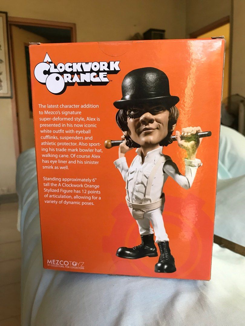 Mezco Toyz Clockwork Orange Alex Action Figure (Category: Figurines & Statues) located in Navotas City. Submitted by miguelboogle (Listing ID 1402035513, Image 2). Description: Rfs: 4 my medical treatment Clockwork Orange action figure MEZCO TOYZ Just opened & check / never displayed In great condition! Ur choice of delivery at ur own expense .