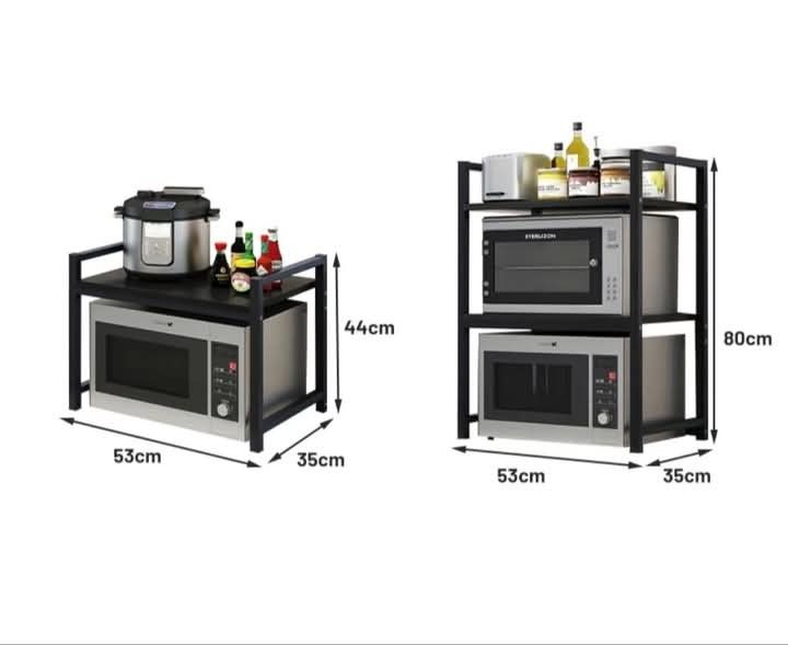Microwave Oven Rack 180D1/180D2 (Category: Ovens & Toasters) located in Manila. Submitted by minidivisoria (Listing ID 1402008283, Image 2). Description: Kitchen/Oven Organizer 550 only.... cod/gcash/cop lalamove rate.. same day delivery.