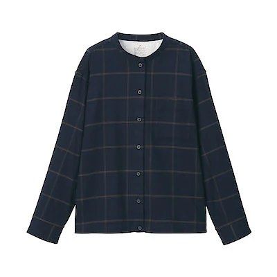 MUJI the comfortable flannel - Size S (Category: Longsleeves) located in Cabuyao City. Submitted by mgcleaned (Listing ID 1401951037, Image 1). Description: personal used - not thrifted original Muji Can fit til semi L- Large still Okay though j&t or LBC bpi payment .