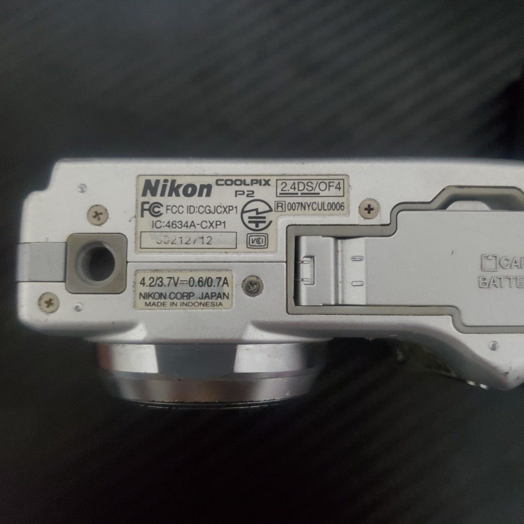 Nikon COOLPIX P2 Digital Camera (Category: Cameras) located in Baguio. Submitted by virtualgarage.sale (Listing ID 1402047804, Image 2). Description: please read all working. replacement battery na but i can also include the original if you need it for reference. universal charger included *update. tested it 11/2025. not sure kung sa settings pero mukang washed out na overexposed na kung outdoors. indoors and videos (even if bright sa labas) are 