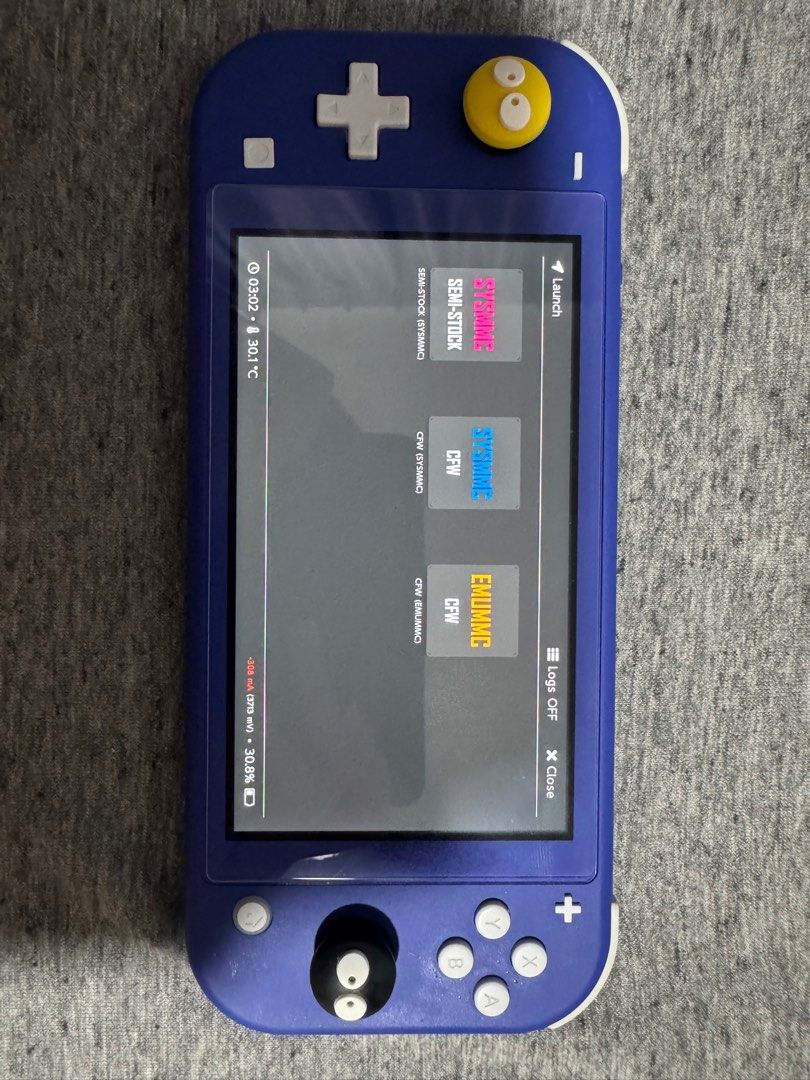 Nintendo Switch Lite (Blue) CustomFirmware/Modded, Video Gaming