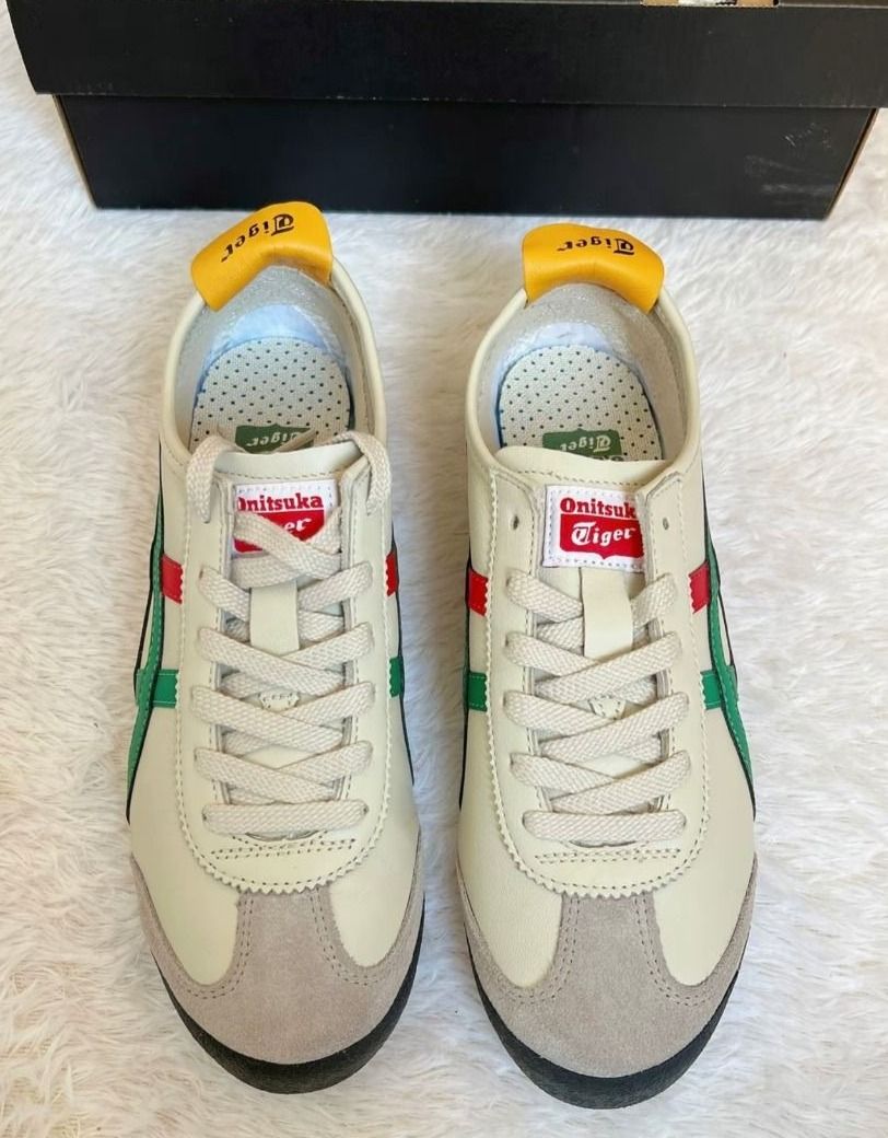 Onitsuka Tiger Mexico 66 Cream Green Classic Sneakers (Category: Sneakers) located in Singapore. Submitted by vroyalhorsetrx (Listing ID 1402037843, Image 3). Description: In-stock and ready to ship.
