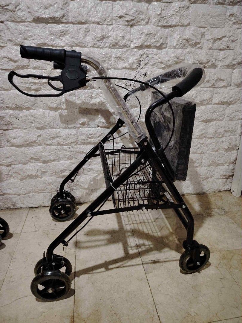 ROLLATOR Rolling Walker with Seat (Category: Wheelchairs) located in Manila. Submitted by cattleyaro61723 (Listing ID 1401912595, Image 1). Description: we accept bulk orders brandnew affordable onhand negotiable good quality and condition open for pick up and delivery high quality we also sell many medical supplies call me 09268225723 cod,gcash,bank transfer lifetime time free service.