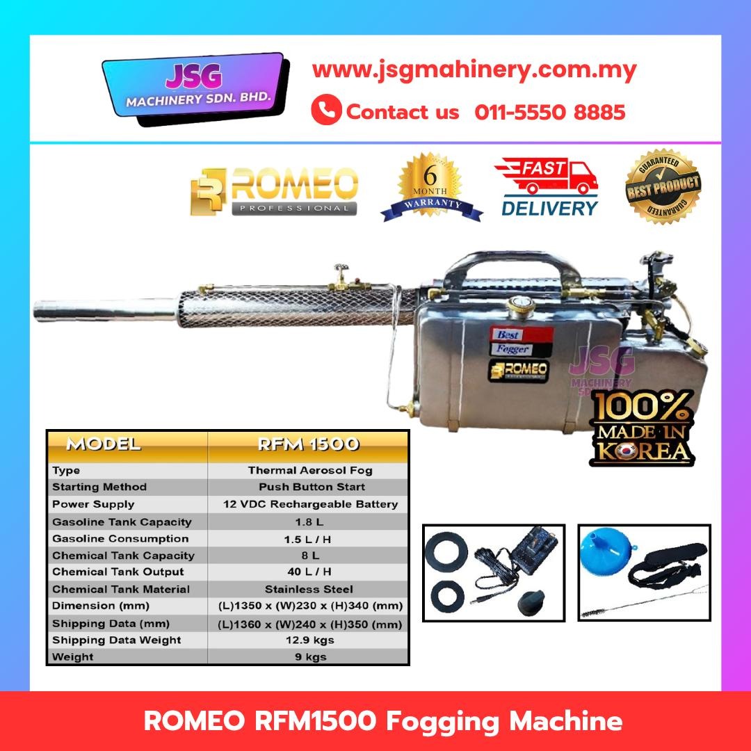 ROMEO RFM1500 Fogging Machine, Furniture & Home Living, Home ...