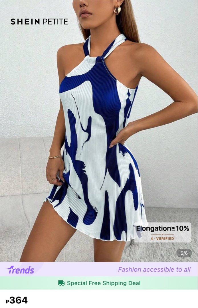Shein Blue dress (Category: Dresses) located in San Pedro. Submitted by jen.declutter (Listing ID 1402069725, Image 1). Description: .