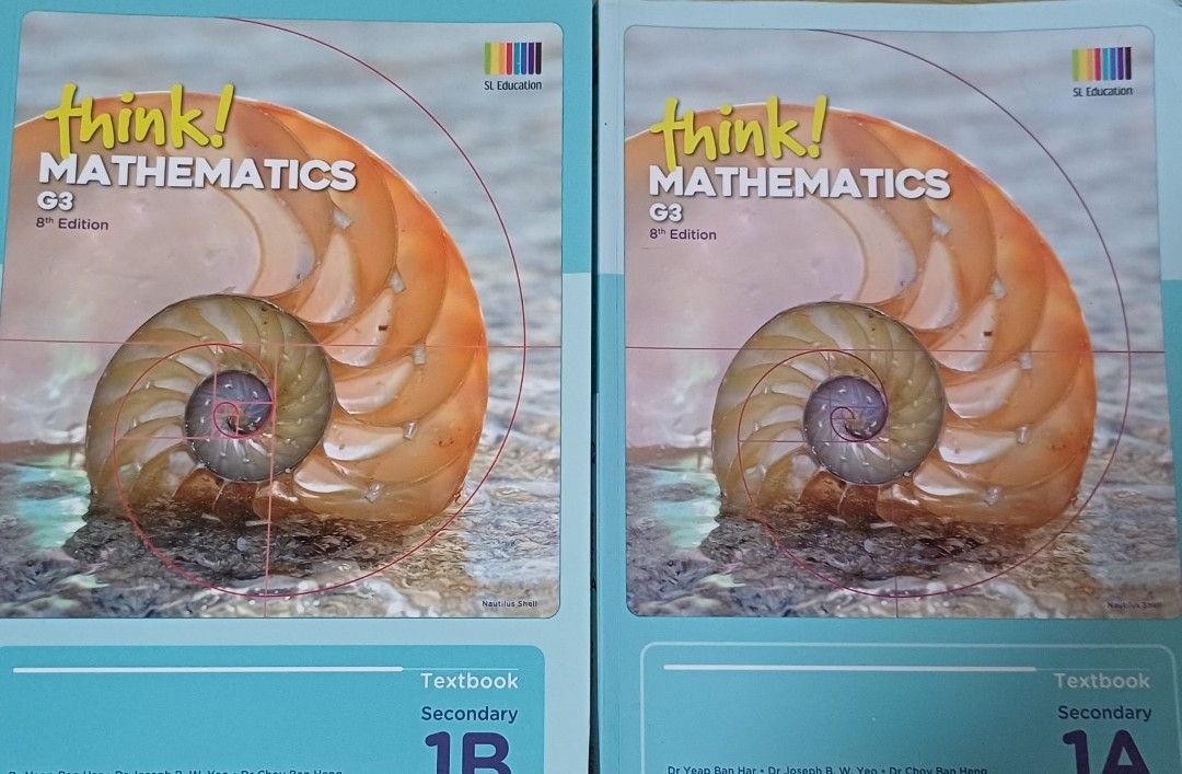 Think 1 Math Level 3 Think! Mathematics G3 Workbook Secondary 1, Hobbies & Toys, Books ...