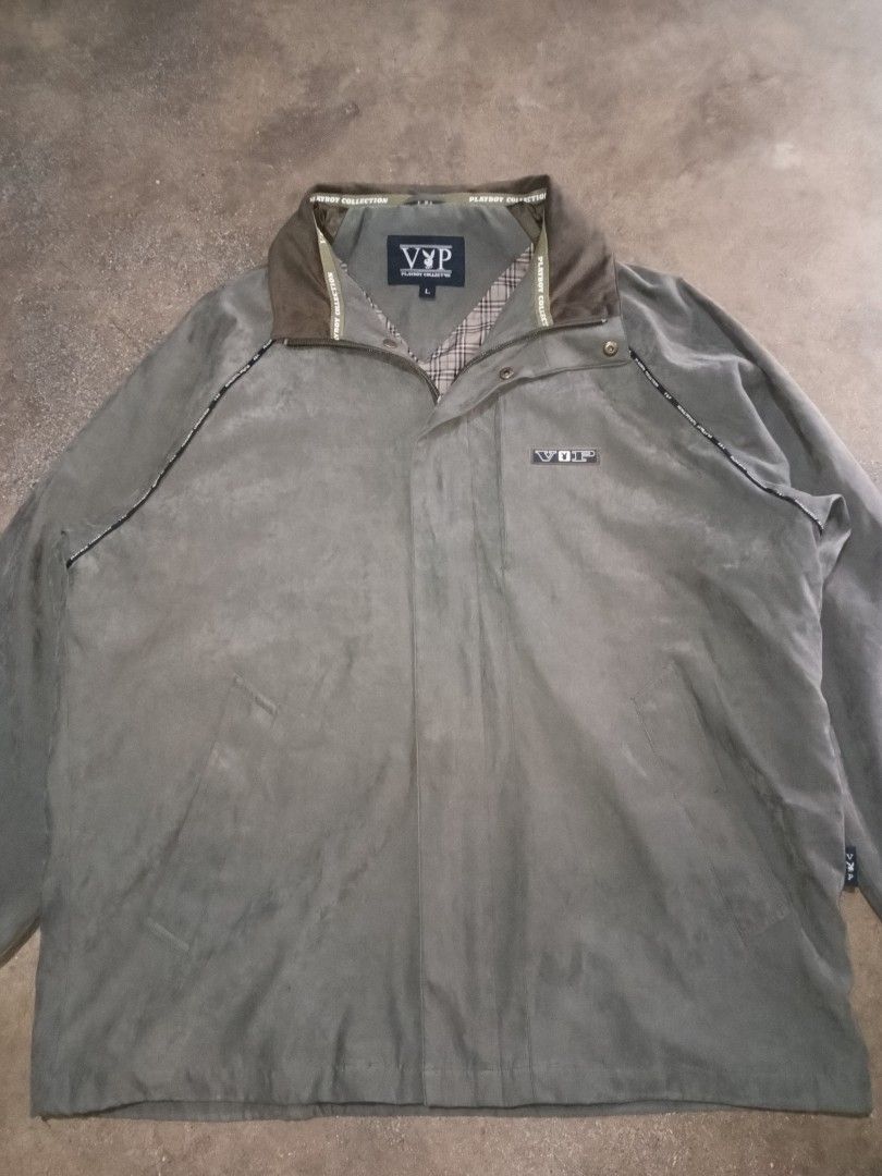 V.I.P PLAYBOY COLLECTION Jacket - Olive Green, Women's Fashion, Coats ...