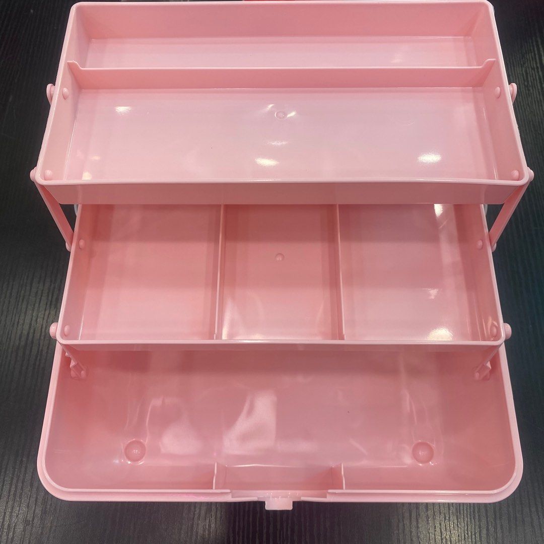 Vkn-199 pink three layer ribbon tools box 0406530015970 (Category: Storage Boxes & Baskets) located in Paranaque City. Submitted by gladkingphilippines (Listing ID 1401972556, Image 2). Description: .