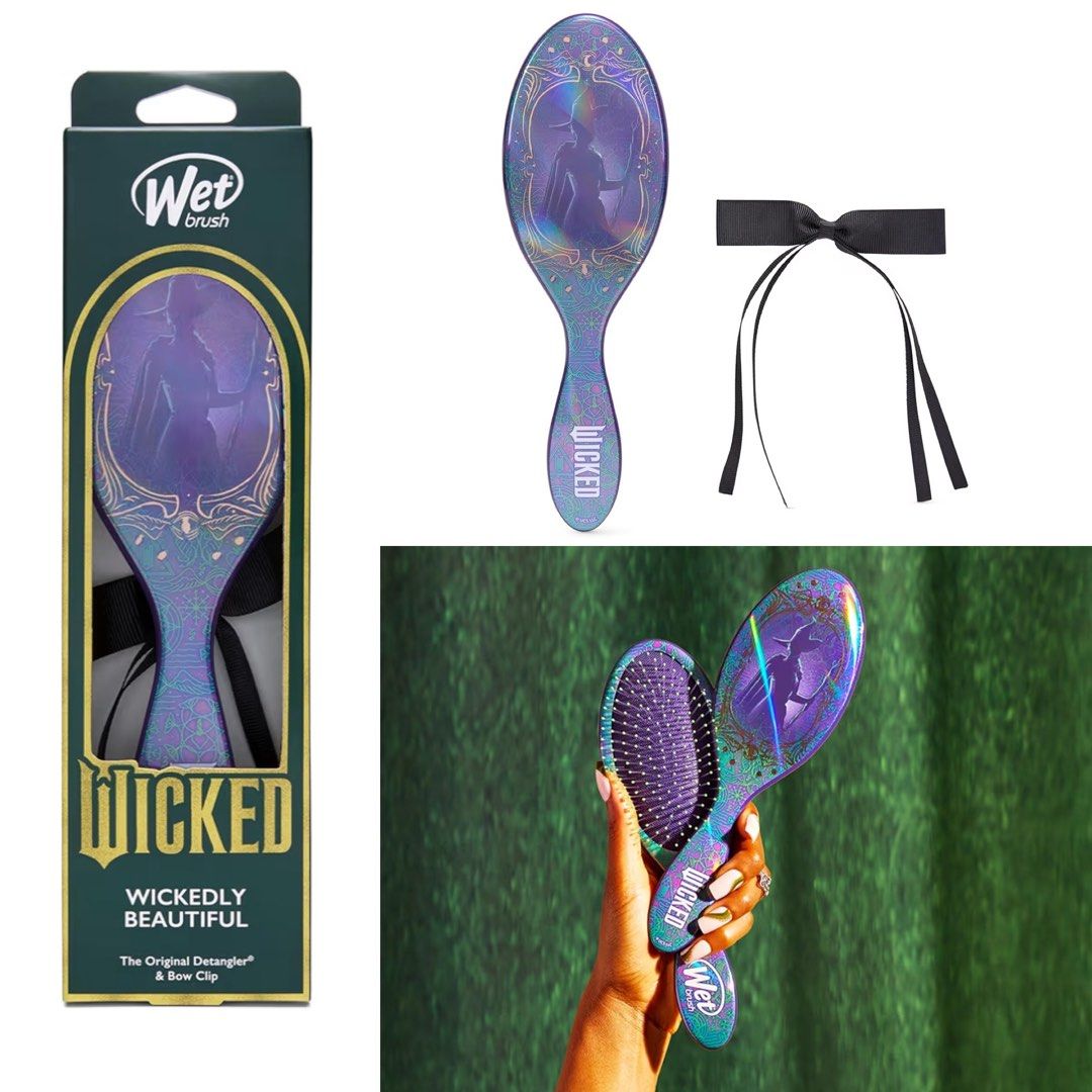 Wicked Wet Brush Elphaba Glinda Oz (Category: Hair Accessories) located in Las Pinas. Submitted by barbieia (Listing ID 1400386729, Image 2). Description: 🩷 Wicked x Wet Brush 💚 Elphaba - SOLD 🩷 Glinda - SOLD 💚 Oz - 1 pc available 🩷 brand new, authentic 💚 from the US.