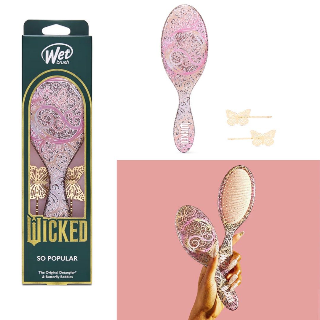 Wicked Wet Brush Elphaba Glinda Oz (Category: Hair Accessories) located in Las Pinas. Submitted by barbieia (Listing ID 1400386729, Image 3). Description: 🩷 Wicked x Wet Brush 💚 Elphaba - SOLD 🩷 Glinda - SOLD 💚 Oz - 1 pc available 🩷 brand new, authentic 💚 from the US.