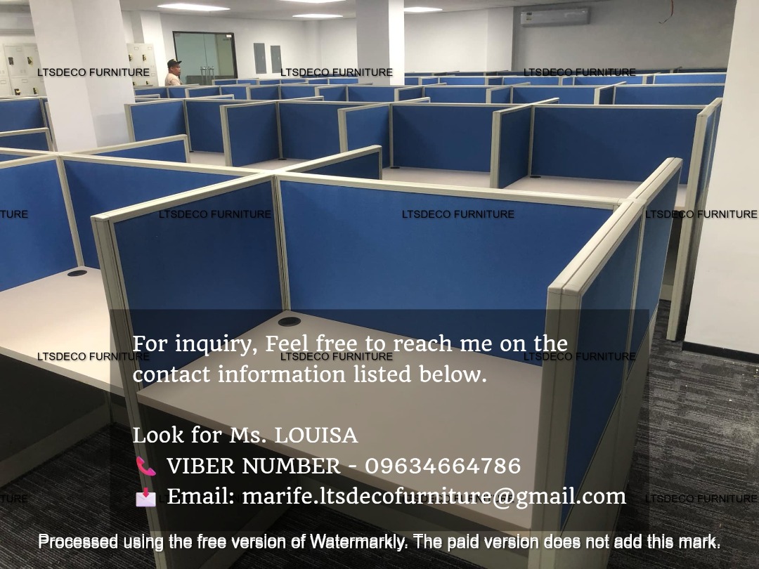 workstation call center table modular office partitions, Furniture ...