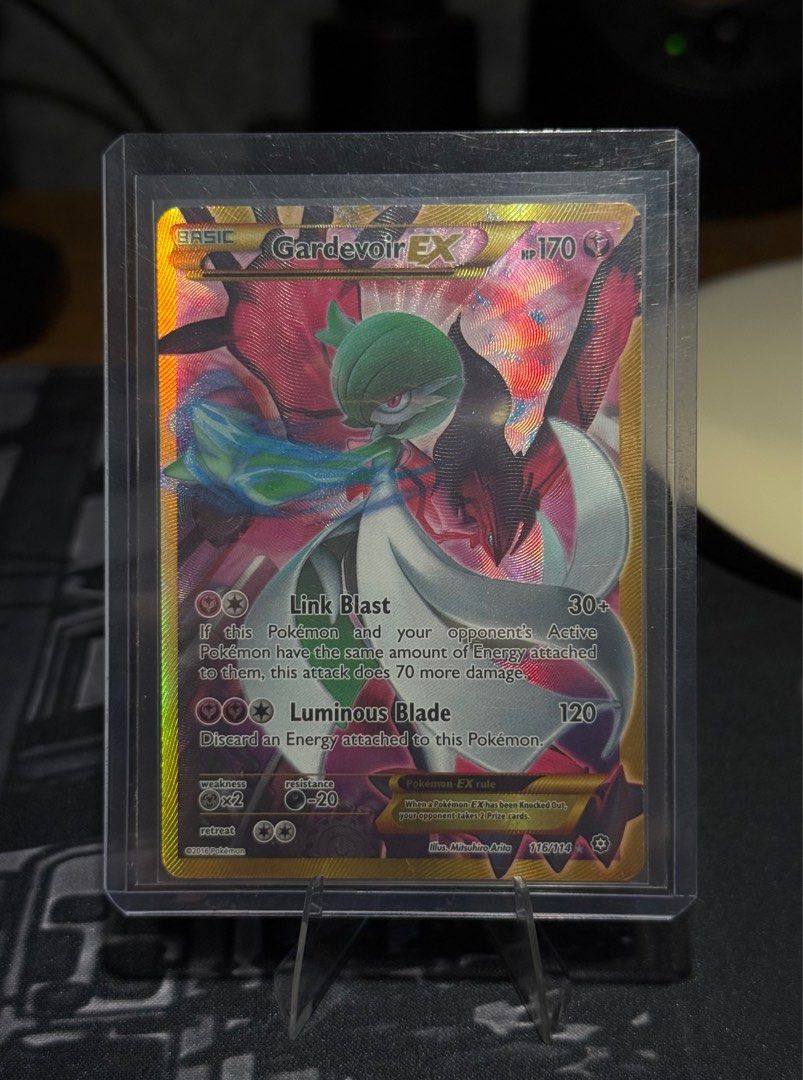 2016 Pokemon XY Gardevoir EX 116/114 Secret Steam Siege Full Art ...
