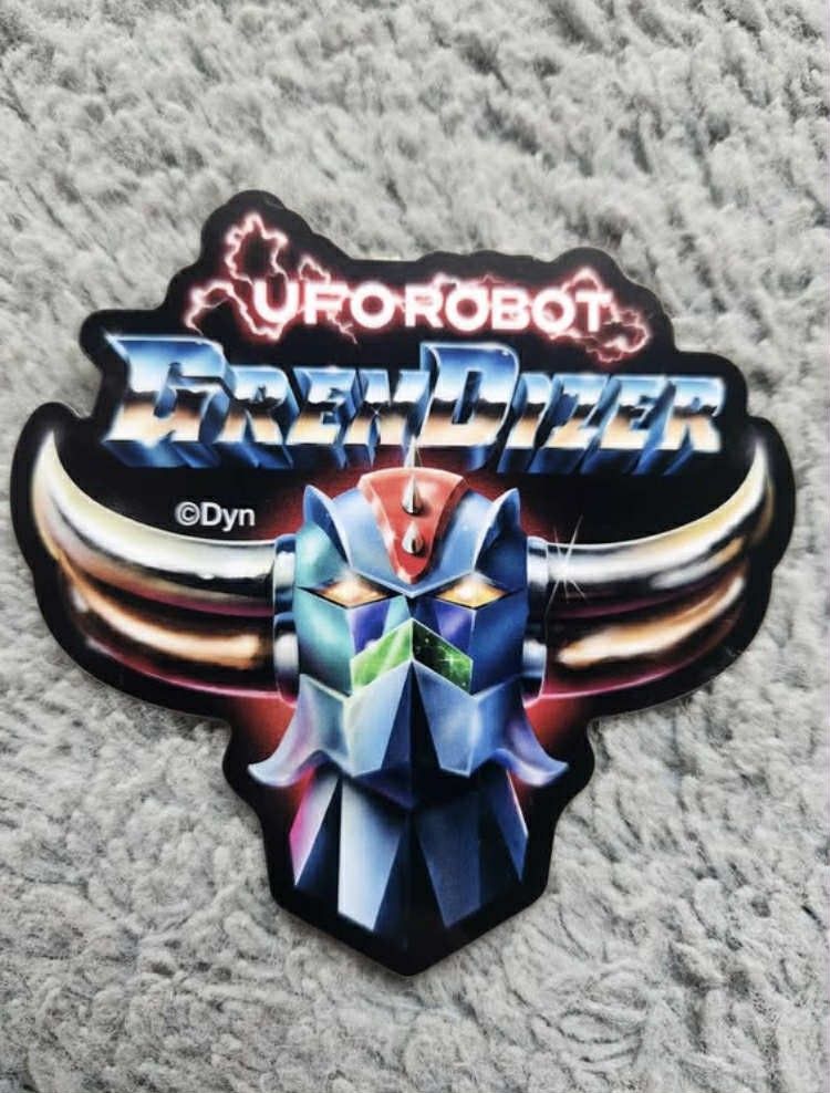 3 Pieces UFO Robot Grendizer Stickers (Category: Raw Singles) located in Caloocan City. Submitted by banshee8818 (Listing ID 1407018706, Image 3). Description: licensed Go Nagai made in Japan price for the three already.