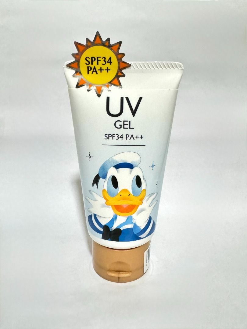 全新 Japan Disney Store Donald Duck Watery Sunscreen UV Gel SPF34 PA++ ...