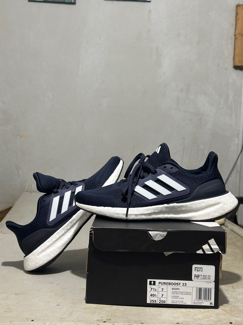 Adidas Pureboost 23 (Size 7.5 US) (Category: Sneakers) located in Santa Rosa. Submitted by omnicronzxc (Listing ID 1407029061, Image 2). Description: SRP: 7,000 NOW: 2500 Brandnew with box Adidas Pureboost 23 Size 7.5 US Mens Santa Rosa Laguna Location sf via lalamov or j&t c/o buyer adidas ultraboost, samba, k 74, nike react, nike pegasus, adizero, puma speedcat , On Cloud, Running Shoes, Adidas EVO, .