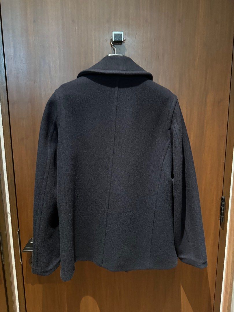 ARKET peacoat wool (Category: Luxury Apparel) located in San Juan City. Submitted by mistali_ (Listing ID 1407039173, Image 2). Description: SRP 15k. Non negotiable Like new wore just once. Size 48. Bought in germany RFS: Got bulkier .