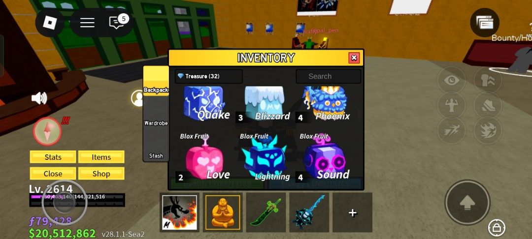 Bloxfruit Fruits (Category: In-Game Products) located in Cavite. Submitted by jianaldrix49297 (Listing ID 1407129593, Image 2). Description: Bloxfruit Fruits Can give discounts if buying 2 or more fruits Sadness Pain- ₱165 Lightning - ₱70 Control- ₱40 Gravity- ₱40 Mammoth- ₱35 Spirit- ₱35 Venom- ₱35 Shadow- ₱30 Legendaries- ₱15-25 Rare- ₱10.