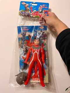 罕見）Bullmark 昭和年代鹹蛋超人舊胶, 興趣及遊戲, 玩具& 遊戲類