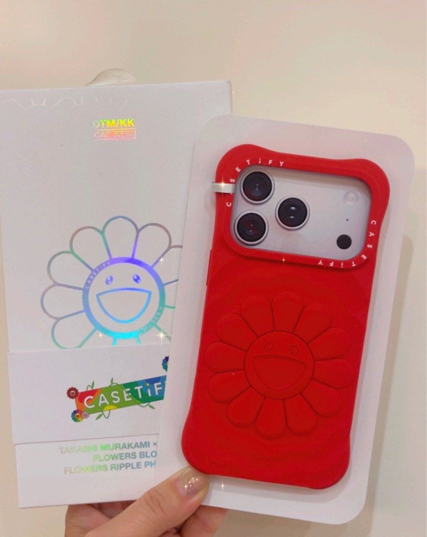🔥CASETiFY x Takashi Murakami村上隆iPhone 17 pro 手機殼紅色
