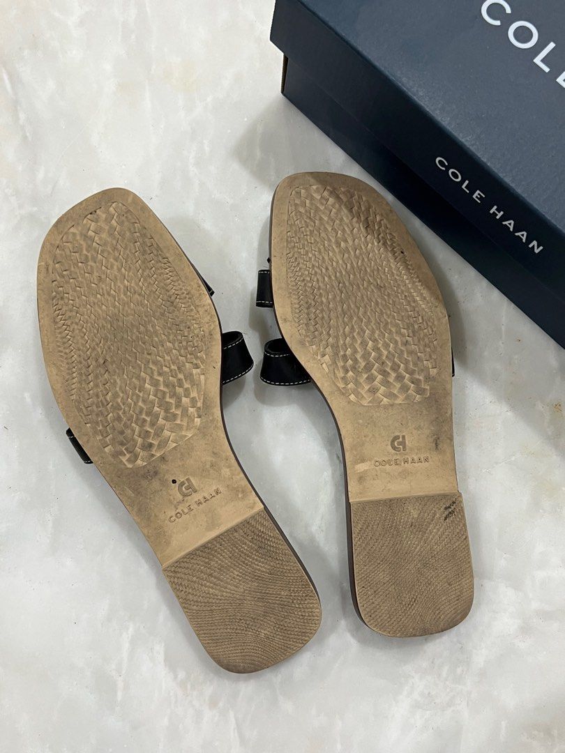Cole Haan Chrisee Sandals Black Size 7 (Category: Sandals) located in Davao. Submitted by firsttimemother (Listing ID 1407191414, Image 3). Description: Preloved Cole Haan Chrisre Sandals Black Size 7 RFS: wrong size Bought for P9,995.00.