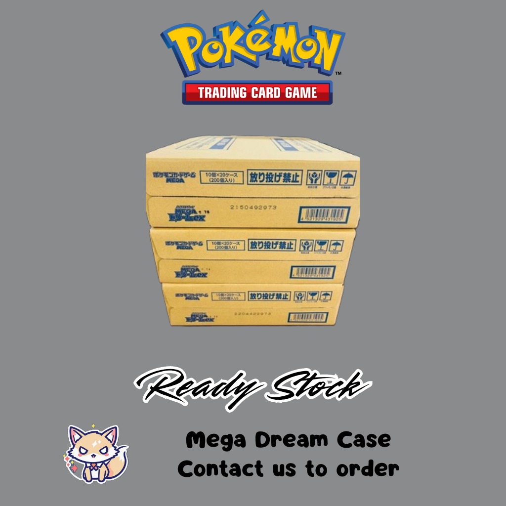 [Collect Now] [Ready Stock] Mega Dream Sealed Case Pokemon TCG, Hobbies ...